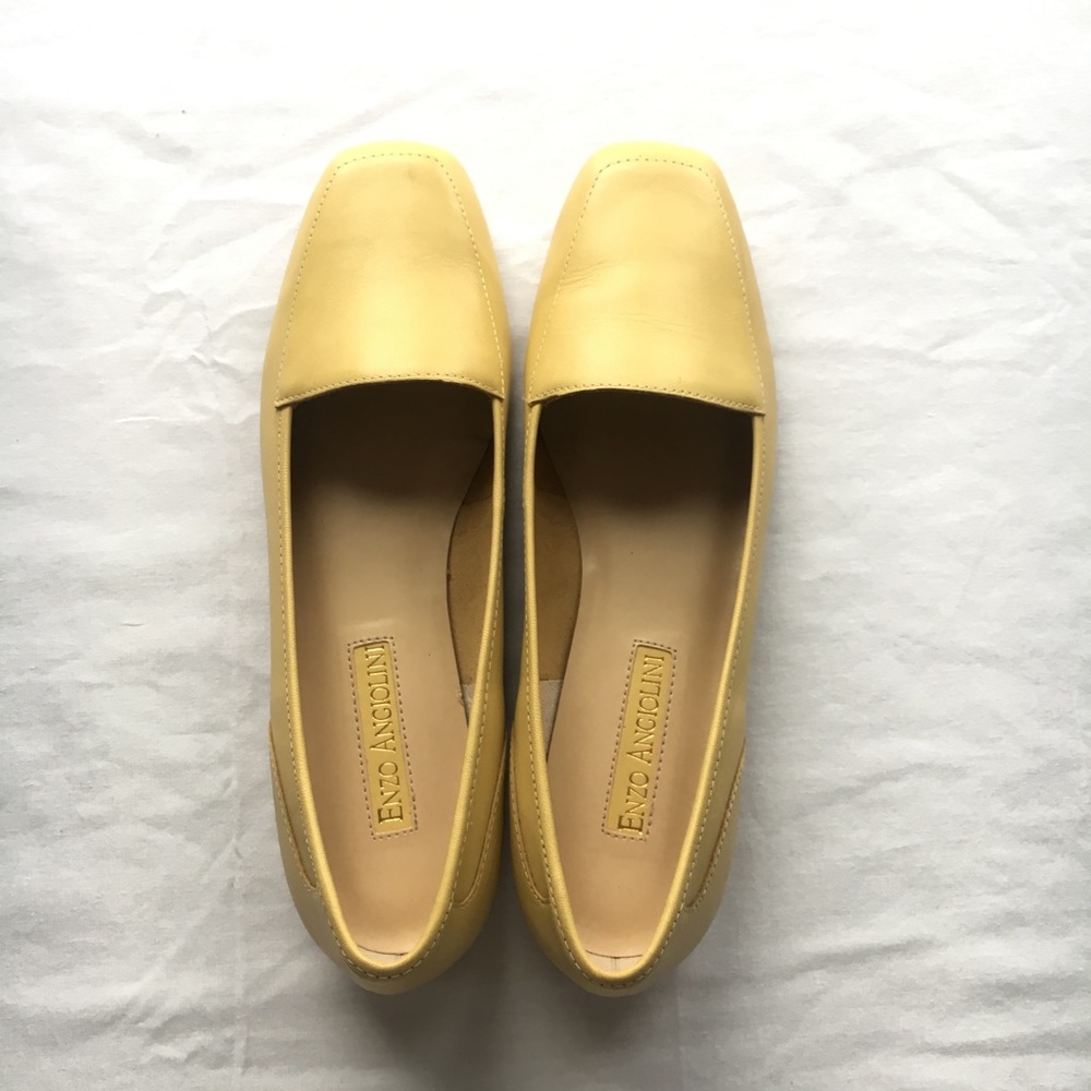 Enzo Angliono ‘liberty’ loafer in butter yellow.